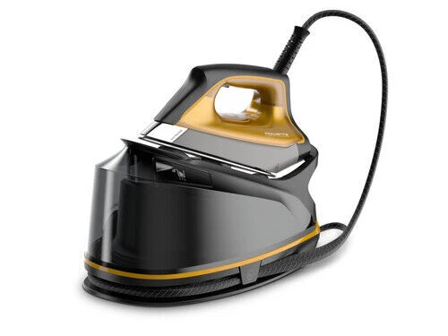 Rowenta Compact Steam Pro DG7644 2200W Ferro da Stiro a Caldaia - Nero/Oro