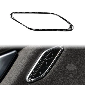 Carbon Fiber Seat Switch Button Trim for Maserati Ghibli Quattroporte 2014-2015 - Imagen 1 de 5