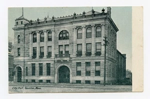 City Hall in Taunton, Massachusetts Color Postcard - Picture 1 of 2