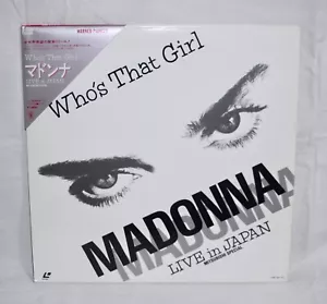 MADONNA Who's That Girl Live in Japan Laserdisc LD 08WL-35 Japan - Picture 1 of 6