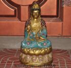 china Bronze Cloisonne Vajrasattva tara Kwan-Yin Guanyin Doro Bodhisattva statue