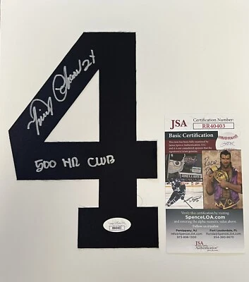 Miguel Cabrera Signed Inscribed “500 HR” Jersey Number Detroit Tigers JSA - Image 1 of 2