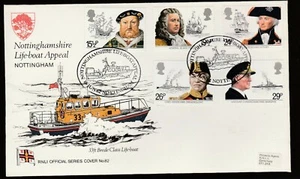 RNLI Lifeboat Official Series Cover No 82 Nottinghamshire Life-boat Appea - Picture 1 of 1