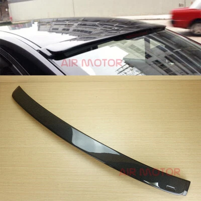Carbon Fiber BMW 3-Series E90 4D Sedan A Rear Roof Wing Spoiler - Imagem 1 de 4