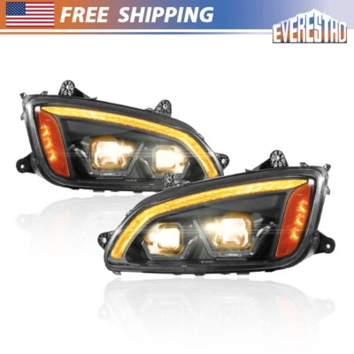 Fit For Kenworth 2008-2018 T170 T270 T300 T370 T400 T660 T700 Headlight Assemby - Image 1 of 4
