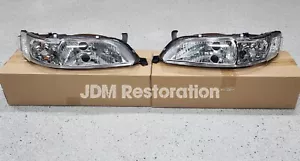 Toyota Jzx90 Mark 2 Clear Headlight Set Jzx91 Sx90 Gx90 Lx90 Brand New - Picture 1 of 3