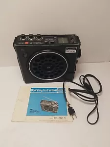 Radio Portátil Panasonic RF-888 PSB FM AM 3 Bandas con Manual y Cable de Alimentación FUNCIONA - Imagen 1 de 20