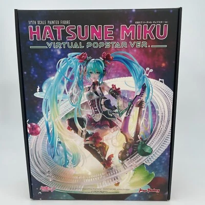 Hatsune Miku Virtual Popstar Ver. Figura 1/7 Max Factory importación Japón Foto 1 de 4