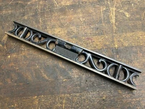 Vintage 16” Starrett  Ornate Cast Iron 3 Bubble Level Athol Machinist Tools - Picture 1 of 15