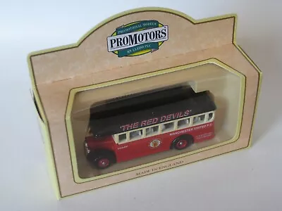 Manchester United FC Bus 90mm Long Lledo Boxed Football Soccer Gift Red Devils - Image 1 of 4