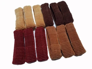 Marrie Thick Snag Free Endless Hair Elastic Ponytail Bobble Toweling Bands - Picture 1 of 11