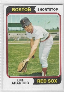 1974 Topps # 61 Luis Aparicio Boston Red Sox (EX-EXMINT) **kostenloser Versand** - Bild 1 von 2