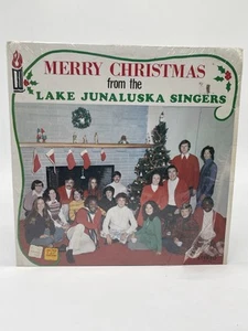 MERRY CHRISTMAS FROM THE LAKE JUNALUSKA SINGERS 12" LP VG+ VINYL RECORD SHRINK - Imagen 1 de 4