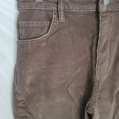 Pantalones Patagonia Mujer 28 Marrón Pana Algodón Orgánico Elastizados Informales Calce Ajustado Foto 1 de 4