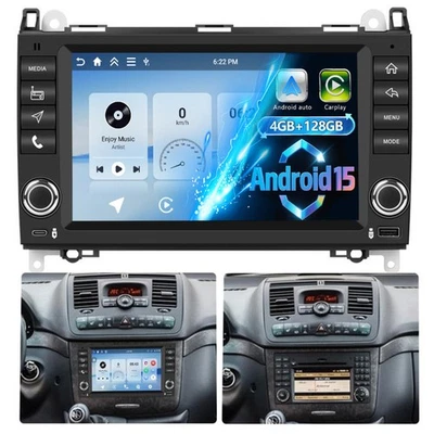 4+128GB Für Mercedes-Benz Viano Vito W639 2006-2016 Autoradio Carplay Android 15 - Bild 1 von 4