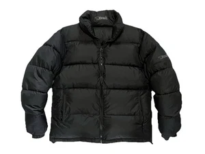 Vintage Bear USA schwarze gefütterte Wende-Daunenjacke Medium - Bild 1 von 11