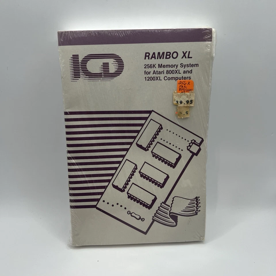 RAMBO XL - Atari 800XL/1200XL Computer ICD 256K Memory Appears NOS As-IS - Image 1 of 4