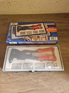 Powerfix GS Rivet Gun W/Case & Rivets - Picture 1 of 2