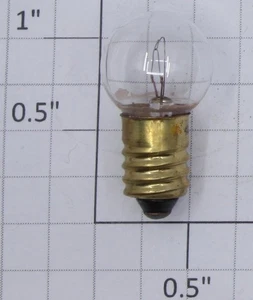 Lionel 432 18 Volt Screw Base Clear Large Globe Light Bulb (2) - Picture 1 of 1