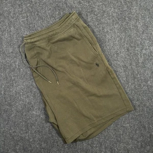 Pantalones Cortos de Sudadera Polo Ralph Lauren Grandes y Altos 4XB Para Hombres Verde Oliva Sólido Doble Tejido - Imagen 1 de 10