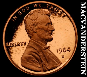 1984-S Lincoln Memorial Cent - Choice Gem Proof Lustrous No Reserve #F3119 - Picture 1 of 2
