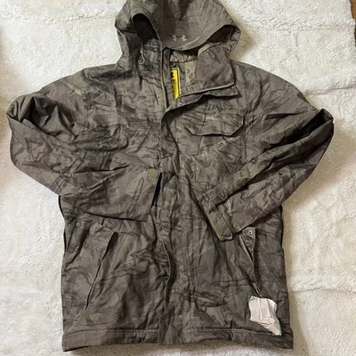 Under Armour Storm Full Zip Mens Hooded Jacket Large Camo Hooded Adult - Image 1 of 4