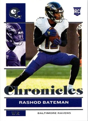 2021 Panini Chronicles Rashod Bateman #8 Baltimore Ravens - Image 1 of 2