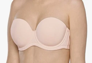 Delimira Strapless Contoured Cups Bra Size 40G - Picture 1 of 6