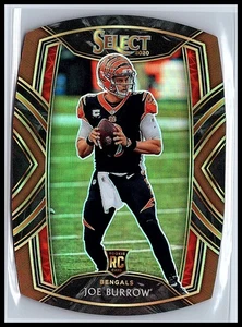 2020 Panini Select Joe Burrow Copper Prizm Die Cut /355 Club RC #246 Bengals - Foto 1 di 10