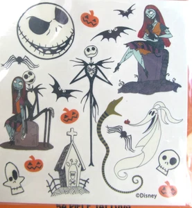 The Nightmare Before Christmas 54 Temporäre Tattoos Disney Halloween H1 - Bild 1 von 7