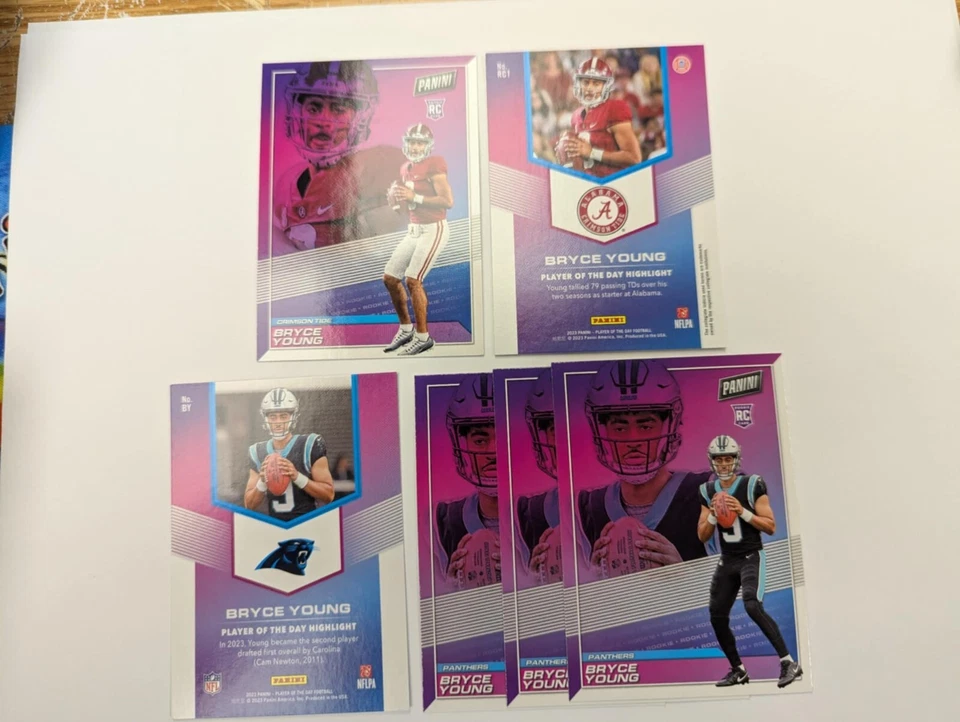 LOT of 6 Anthony Richardson 2023 Panini Player of the Day Rookie 2 #RC3 4 # AR - Image 1 of 1