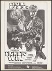 FIGHT TO WIN - Original 1989 Trade AD/ poster_ Cynthia Rothrock _ Richard Norton