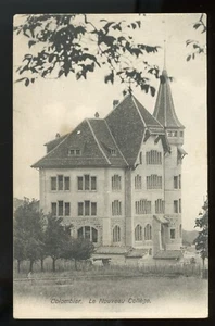 SUIZA 1908 POSTAL POSTAL, COLOMBIER, COLEGIO LE NOUVEAU!! BB87 - Imagen 1 de 2