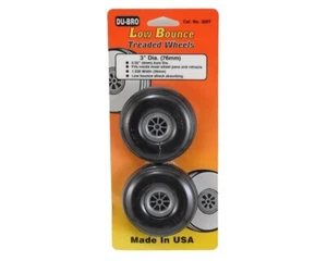 Ruedas de bajo rebote con banda de rodadura de 3" Du-Bro 300T (2) - Imagen 1 de 1