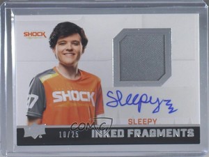 2019 Upper Deck Overwatch League Inked Fragments /25 Sleepy #IFJ-SL Auto