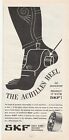 SKF Ball and Roller Bearings the Achilles Heel Newsweek 1940 Mag Ad
