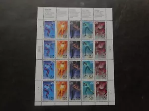 Scott 2807-11, 29 cent, Olympic Games, Winter, Sheet - Picture 1 of 2