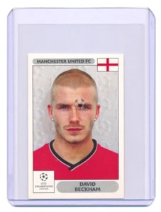 Panini 2000-01 UEFA Champions League Aufkleber David Beckham #258 Manchester Utd - Bild 1 von 4