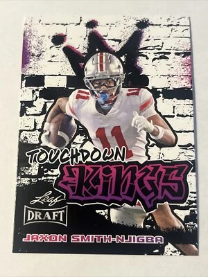 2023 Leaf Draft Football Touchdown Kings Jaxon Smith-Njigba #97 Ohio State - Image 1 of 2