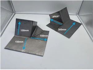 Lead Front tray corners (2 pairs) Inc VAT - Picture 1 of 5