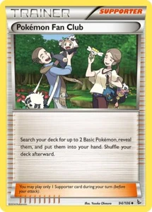 Carta Pokemon Fan Club 94/106 non comune XY Flashfire Pokemon quasi nuova/m - Foto 1 di 1