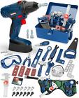 Vanplay Kids Tool Set 52Pcs Pretend Play Tools Kit with Electronic Toy Drill