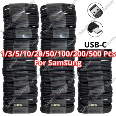 For Android Samsung USB C Type C Fast Charger Cable Adapter Cord Wholesale Bulk - Image 1 of 4