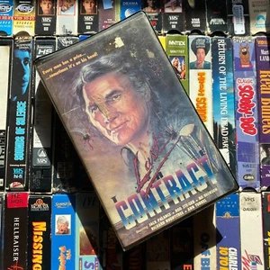 The Last Contract VHS, Academy 1986 Action NR 85mins Clamshell Oop - Picture 1 of 7