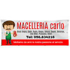 BANNER STRISCIONE ATTIVITÀ - MACELLERIA - PERSONALIZZATO CARTA/PVC