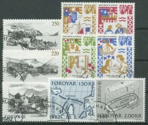 Färöer 1982 kompletter Jahrgang (70/78) gestempelt (G17803) - Bild 1 von 1
