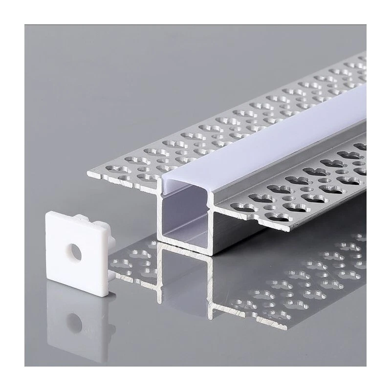 5x profilo in alluminio con difusore per Strisce LED Misura Interna 12,5mm - Immagine 1 di 2