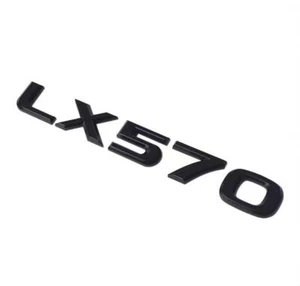 Gloss Black Letter For Lexus LX570 Car SUV Sport Emblem Rear Trunk Badge Sticker - Picture 1 of 3