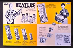BEATLES Musical Instruments MASTRO LEAFLET πΈ Gloss Repro. 29cm Print Out POSTER - Picture 1 of 1