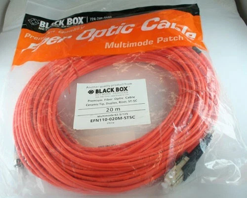 EFN110-020M-STSC CABLE CAJA NEGRA FIBRA ÓPTICA Foto 1 de 1
